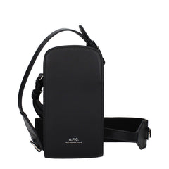 حقيبة كروس بودي من الجلد الأسود