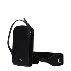 حقيبة كروس بودي من الجلد الأسود