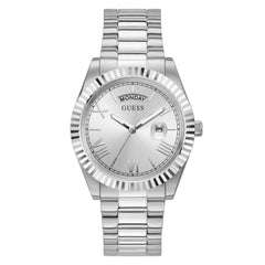 Gray Stainless Steel Dress Watch