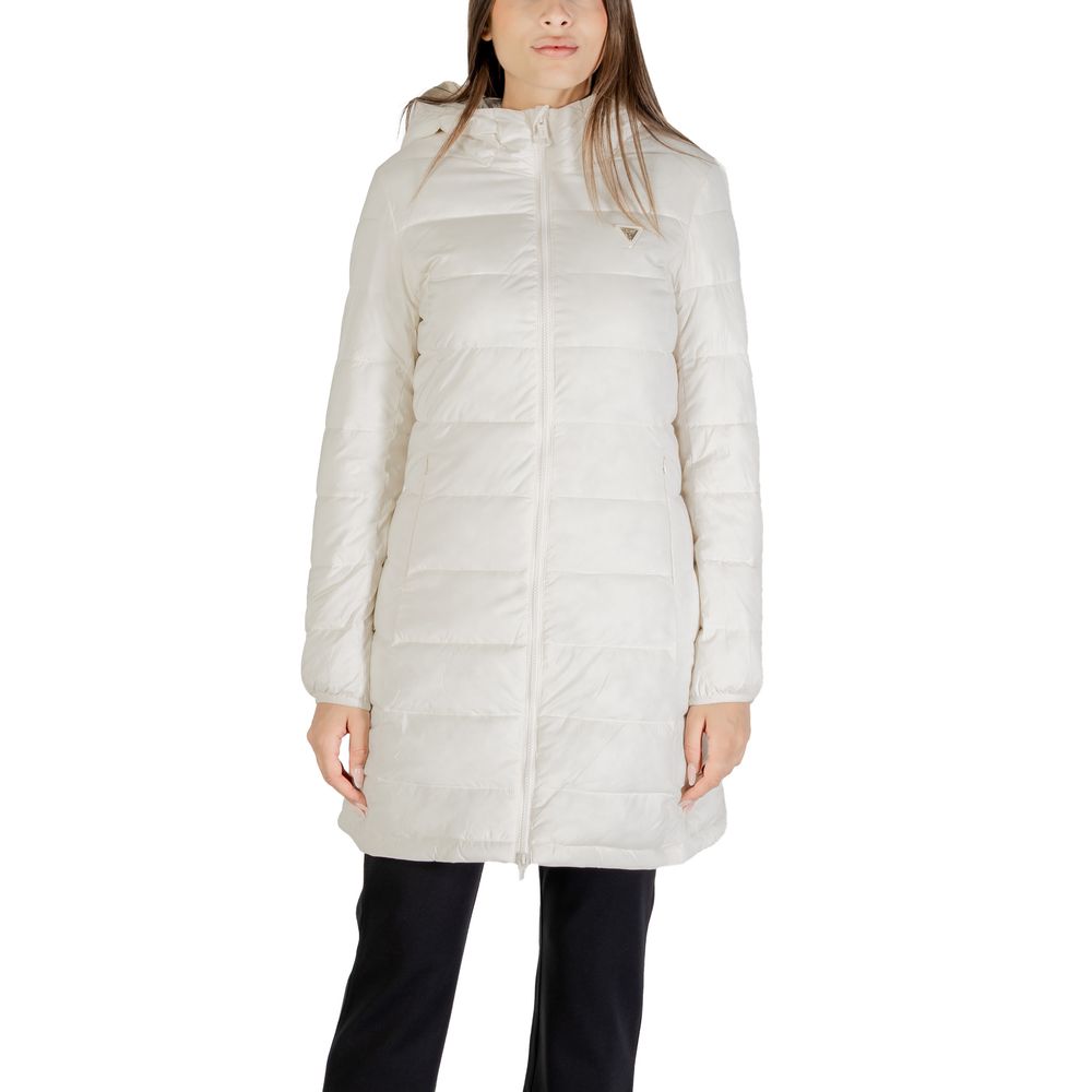 Cream Polyester Coat