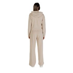 Beige Cotton Tracksuit