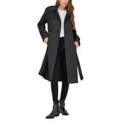 Gray Recycled Polyester Coat