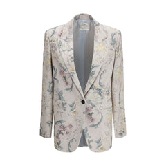 Multicolor Viscose Jackets And Coat