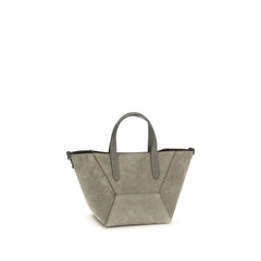 حقيبة كتف من جلد العجل البني Bos Taurus