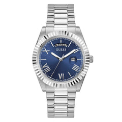 Gray Stainless Steel Dress Watch