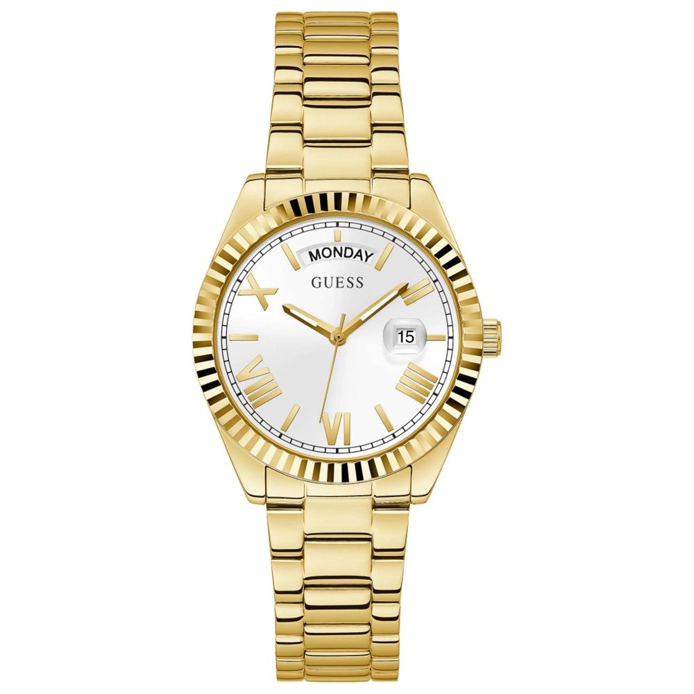 Gold Stainless Steel Dress Watch