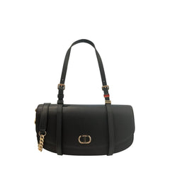 Black PU Women Shoulder Bag