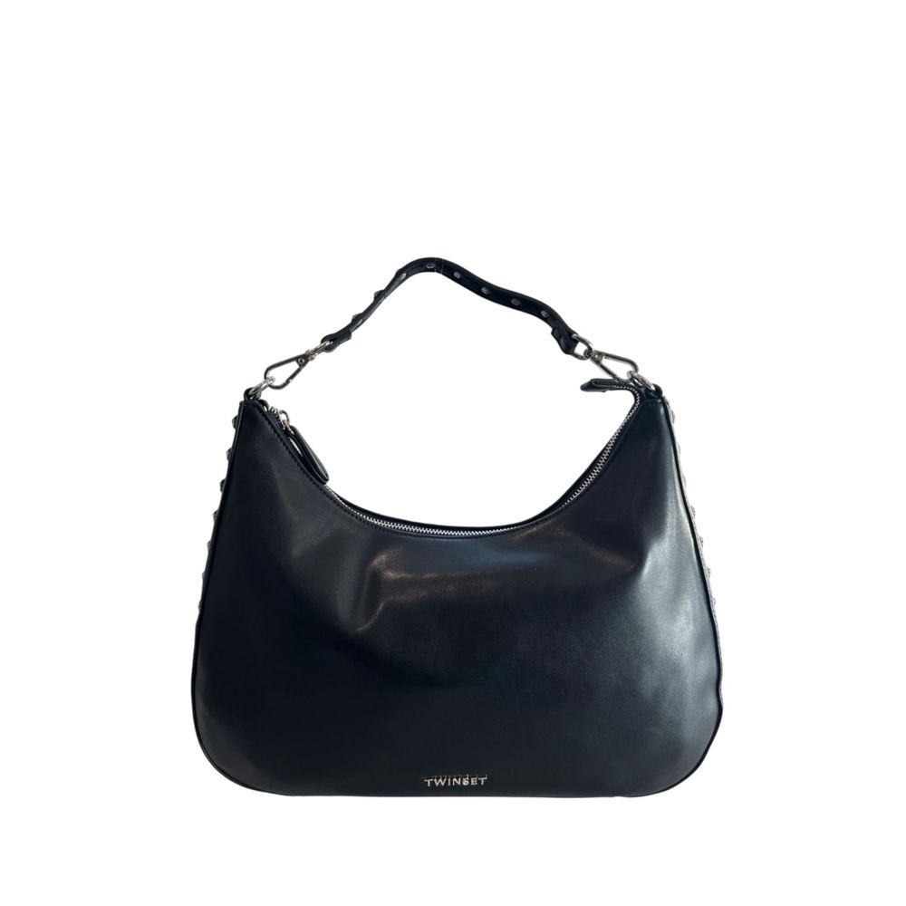 Black PU Women Shoulder Bag