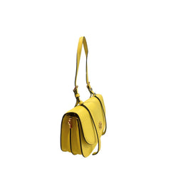 Yellow PU Women Shoulder Bag