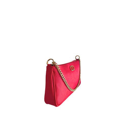 Red PU Women Crossbody Bag