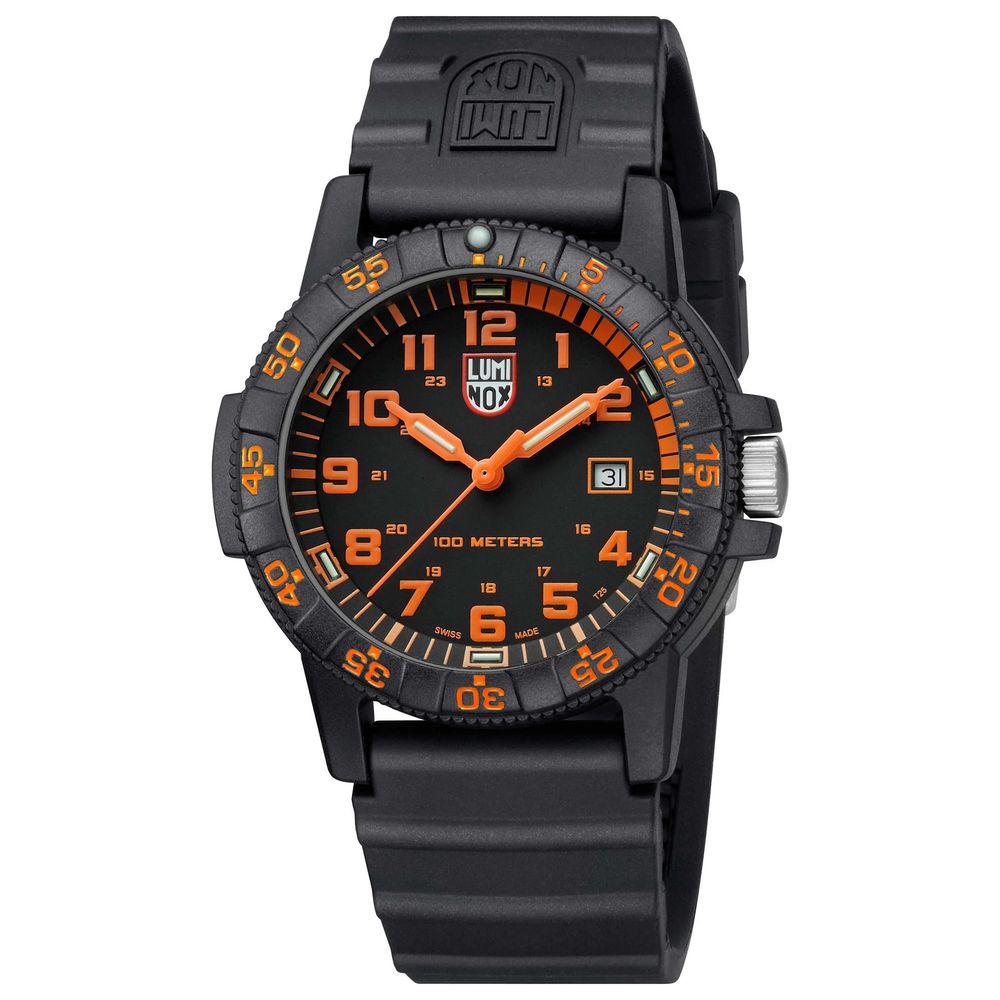 Black Resin Sport Watch