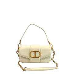 White Polyethylene Clutch Bag