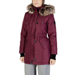 Bordeaux Polyester Parka