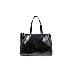 حقيبة يد من البولي إيثيلين الأسود