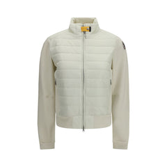 White Polyamide Bomber
