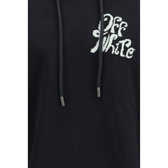 Black Cotton Sweatshirt