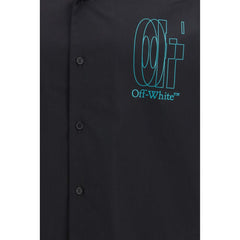 Black Cotton Shortsleeve Shirt