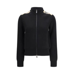 كارديغان من الصوف الأسود