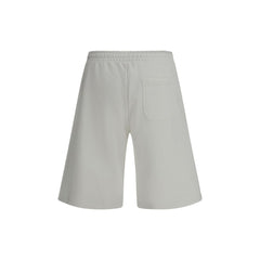 White Cotton Bermuda Shorts