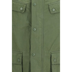 معطف قطني ثنائي اللون