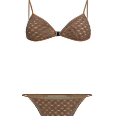 Brown Viscose Bikini