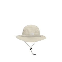 Beige Cotton Bucket Hat