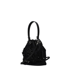 Black Fabric Handbag