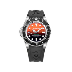Black Rubber Sport Watch