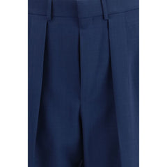 Bicolor Wool Dress Pants