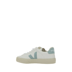 White Calf Leather Bos Taurus Low Top Sneakers