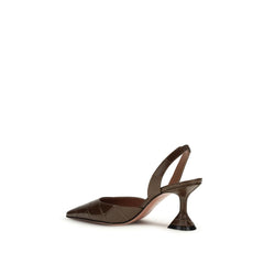 Brown Calf Leather Bos Taurus Platform Pumps
