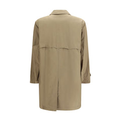 Beige Polyamide Trench Coat