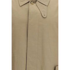 Beige Polyamide Trench Coat