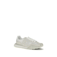 White Calf Leather Bos Taurus Athletic Sneakers