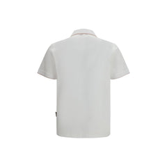 White Cotton Polo Shirt