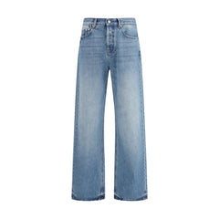 Blue Cotton Jeans Denim