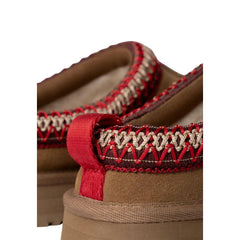 Beige Suede Leather Platform Pumps