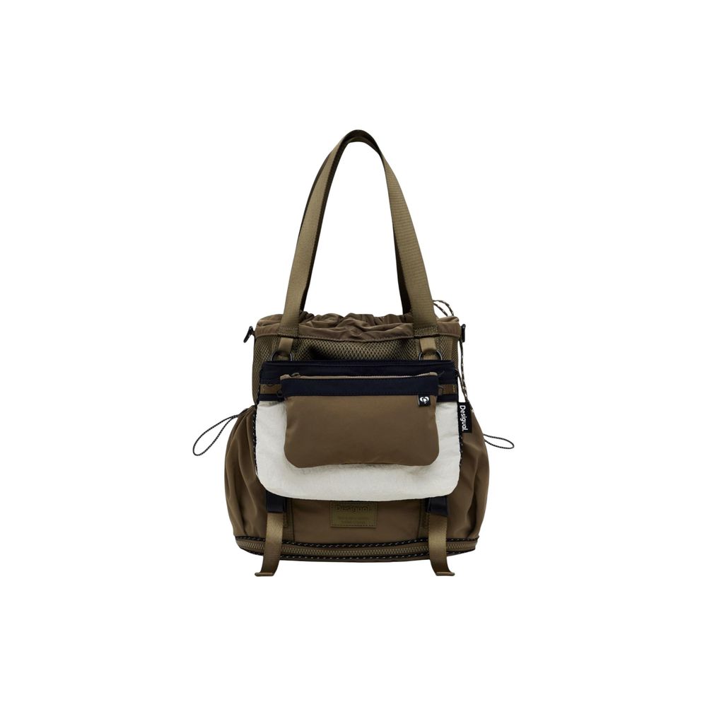 Green Polyester Backpack