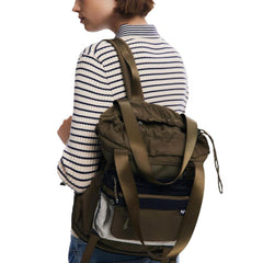 Green Polyester Backpack