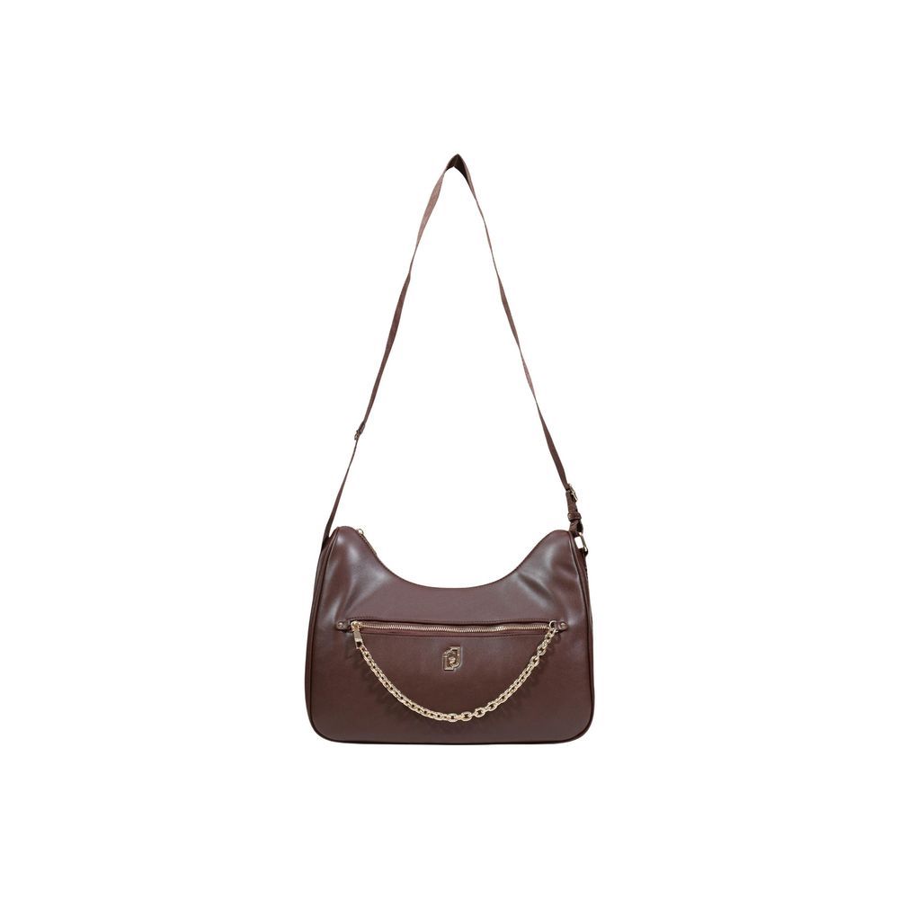 Brown Artificial Leather Handbag