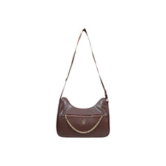 Brown Artificial Leather Handbag
