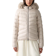Beige Polyamide Coat