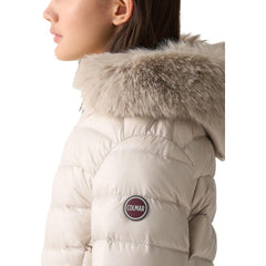 Beige Polyamide Coat