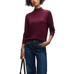 Bordeaux Viscose Sweatshirt
