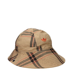 Beige Fabric Bucket Hat