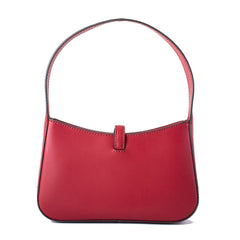 حقيبة كتف جلدية متعددة الألوان