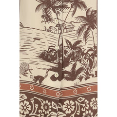 قميص من الحرير متعدد الألوان