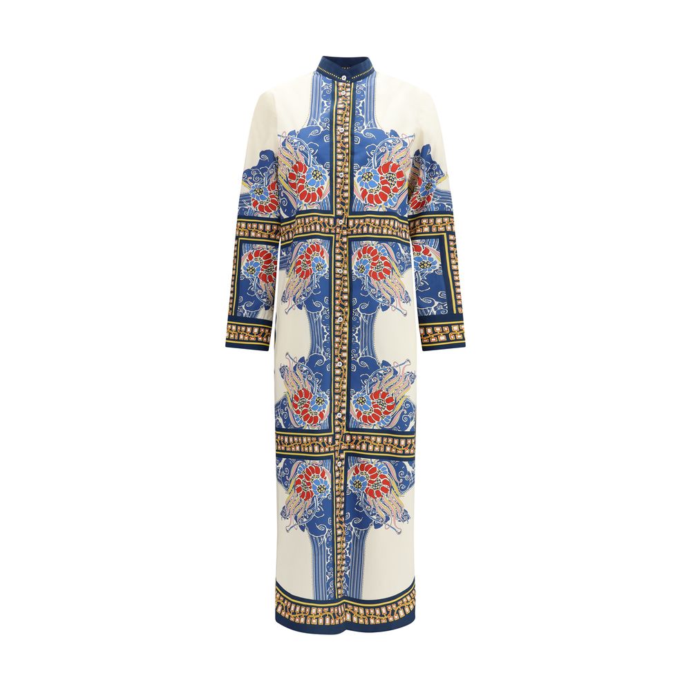 فستان كاجوال قطني متعدد الألوان