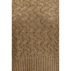 Beige Silk Sweatshirt