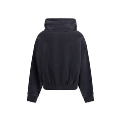 Black Cotton Sweatshirt
